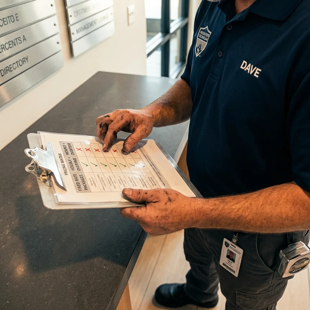 Cost comparison table showing flat rate structure versus hidden hourly overtime charges in Monticello apartment moving.